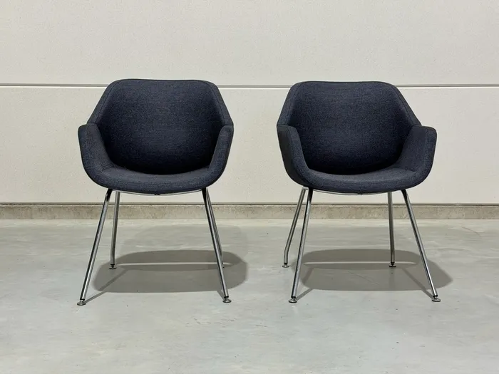 Artifort Gap stoelen, denim blauwe stof — Stoel (foto 3)