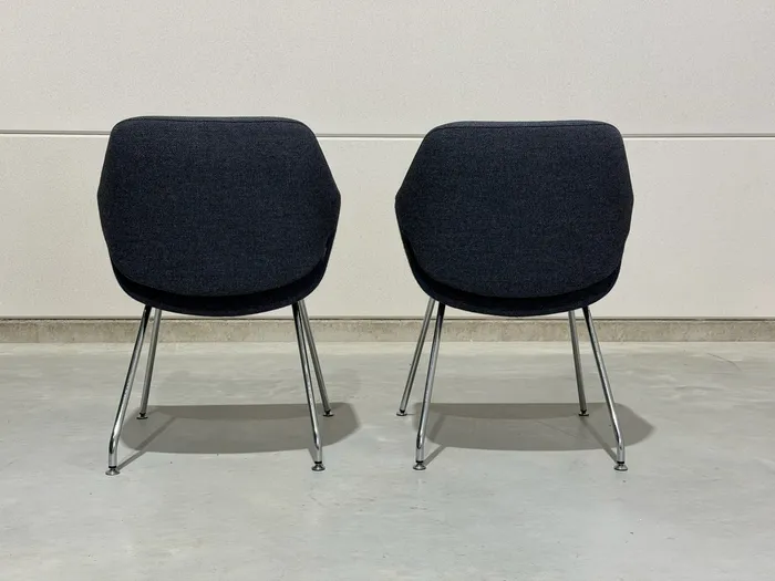 Artifort Gap stoelen, denim blauwe stof — Stoel (foto 5)