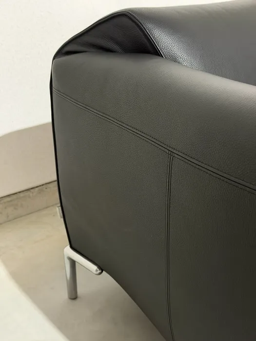 Bert Plantagie Monty fauteuils, zwart leer — Fauteuil (foto 9)