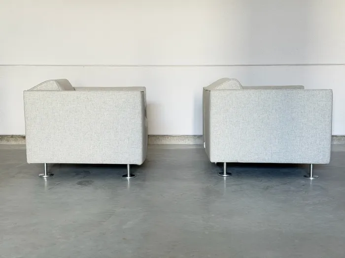 Design on Stock Blizz fauteuils, crèmewitte stof — Fauteuil (foto 8)