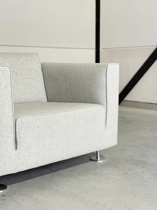 Design on Stock Blizz fauteuils, crèmewitte stof — Fauteuil (foto 9)