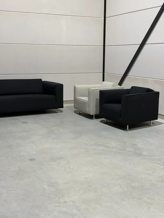 Design on Stock Blizz fauteuils, crèmewitte stof — Fauteuil (foto 10)