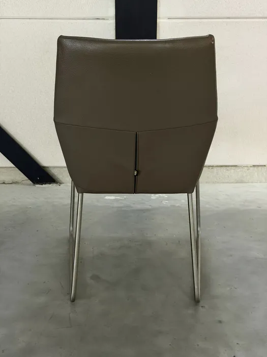Design on Stock Vico Esszimmerstühle (6er-Set), graubraunes Leder — Stuhl (Foto 7)