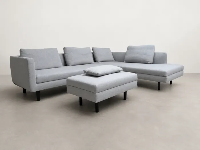 EYYE Etcetera Ecksofa mit Hocker