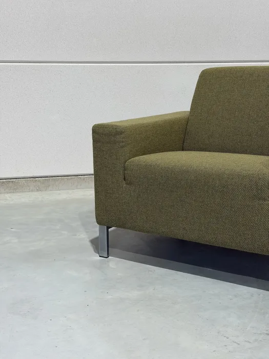 Gelderland 6511 fauteuil, groenbruine stof — Fauteuil (foto 7)