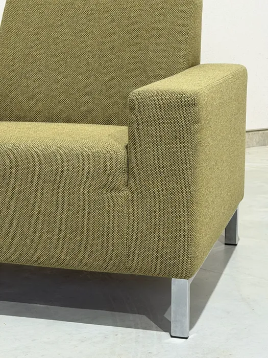 Gelderland 6511 fauteuil, groenbruine stof — Fauteuil (foto 8)
