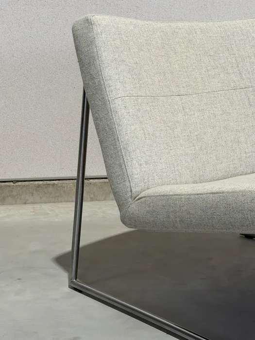 Harvink Hebbes fauteuils, lichtgrijs gemêleerde stof — Fauteuil (foto 2)