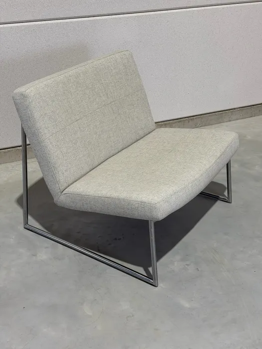 Harvink Hebbes fauteuils, lichtgrijs gemêleerde stof — Fauteuil (foto 11)