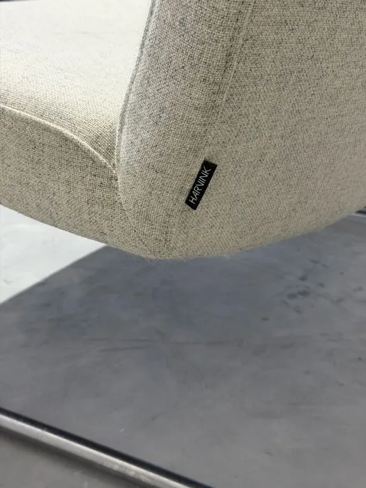 Harvink Hebbes fauteuils, lichtgrijs gemêleerde stof — Fauteuil (foto 12)
