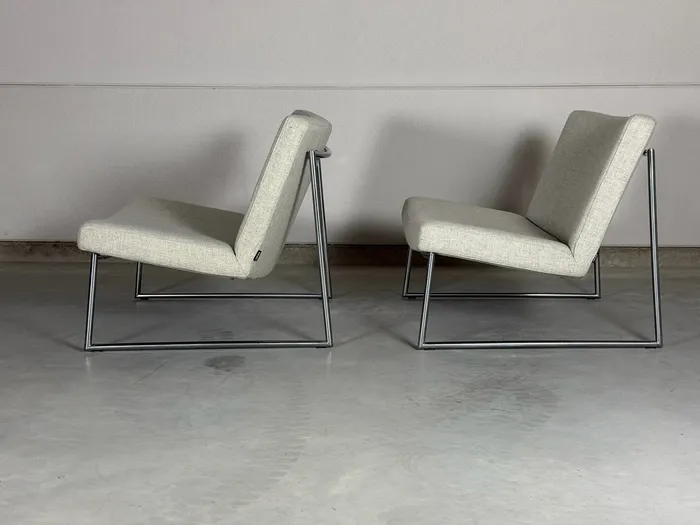 Harvink Hebbes fauteuils, lichtgrijs gemêleerde stof — Fauteuil (foto 4)