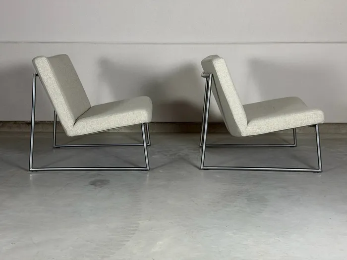 Harvink Hebbes fauteuils, lichtgrijs gemêleerde stof — Fauteuil (foto 6)