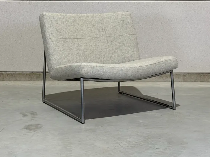 Harvink Hebbes fauteuils, lichtgrijs gemêleerde stof — Fauteuil (foto 7)