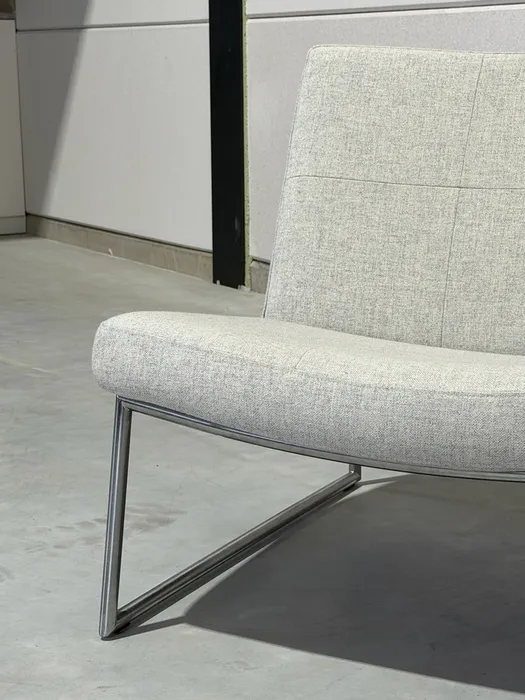 Harvink Hebbes fauteuils, lichtgrijs gemêleerde stof — Fauteuil (foto 8)