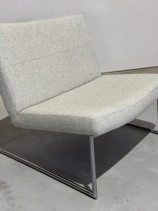 Harvink Hebbes fauteuils, lichtgrijs gemêleerde stof — Fauteuil (foto 9)