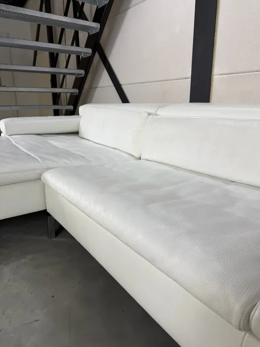 Jori Shiva hoekbank, wit Lipano leder — Bank (foto 7)