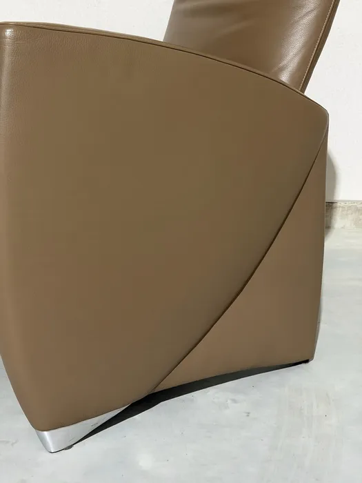 Jori Vinci relaxfauteuil, Celia Mokka leer — Fauteuil (foto 2)