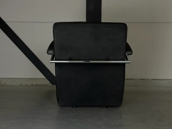 Leolux Scylla fauteuil, zwart Danza leder — Fauteuil (foto 5)