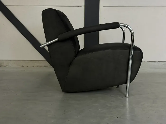 Leolux Scylla fauteuil, zwart Danza leder — Fauteuil (foto 6)