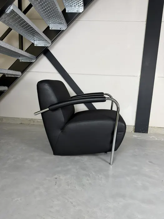 Leolux Scylla designfauteuil, zwart — Fauteuil (foto 4)