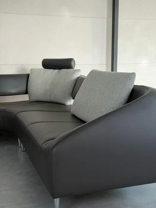 Leolux Vol de Reve hoekbank, Leder Senso Castor — Bank (foto 13)