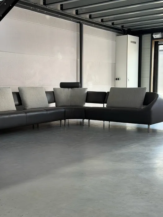 Leolux Vol de Reve hoekbank, Leder Senso Castor — Bank (foto 5)