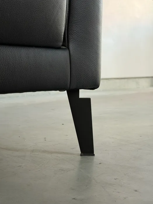 Rolf Benz Freistil 141 fauteuil, zwart leer — Fauteuil (foto 2)