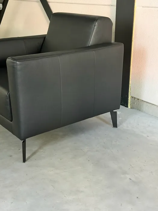 Rolf Benz Freistil 141 fauteuil, zwart leer — Fauteuil (foto 11)