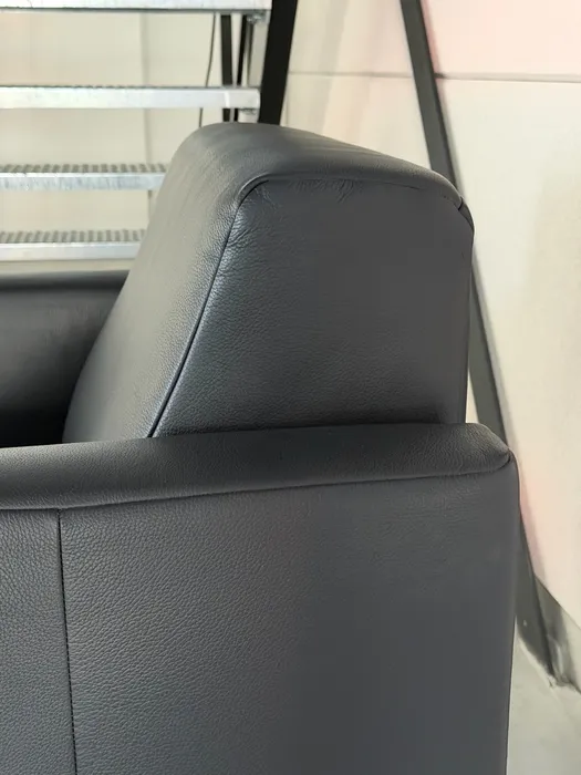 Rolf Benz Freistil 141 fauteuil, zwart leer — Fauteuil (foto 12)