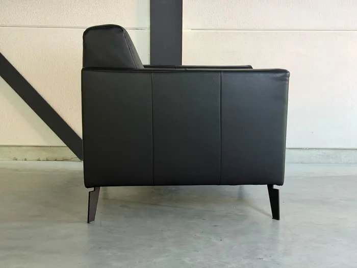 Rolf Benz Freistil 141 fauteuil, zwart leer — Fauteuil (foto 7)