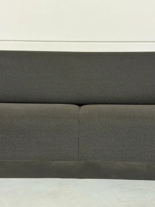 Rolf Benz Linea 318 2,5-zitsbank, bruingrijze ploegstof — Bank (foto 5)