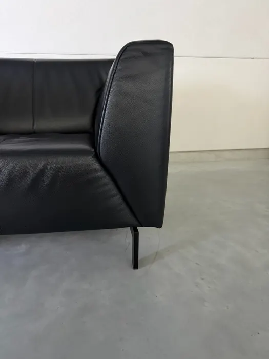 Rolf Benz Linea fauteuil, zwart leer — Fauteuil (foto 2)
